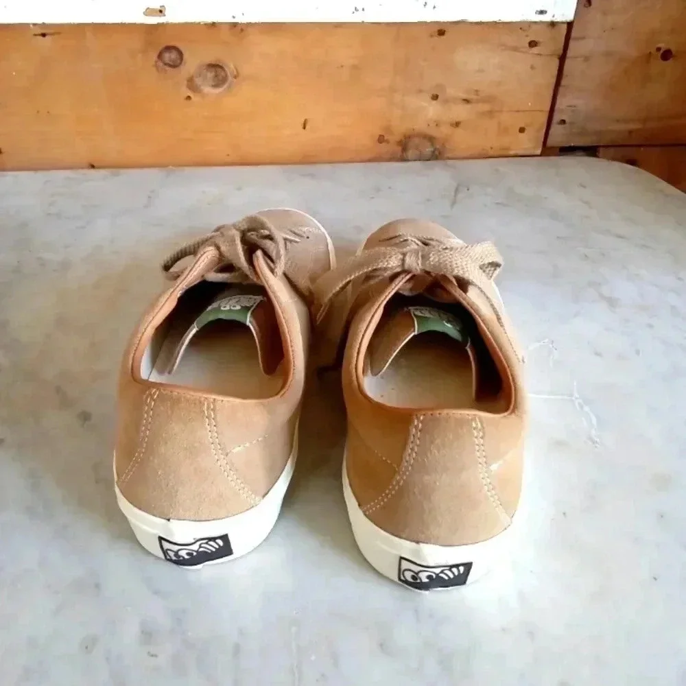 Sneaker Unisex Womens 12 Men's 10 Tan Suede - Picture 3 of 8